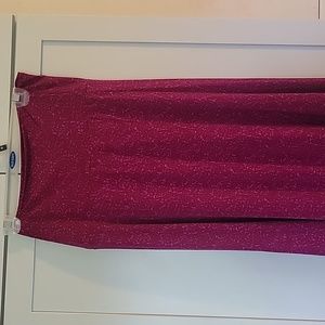LulaRoe Maxi Skirt Size M
